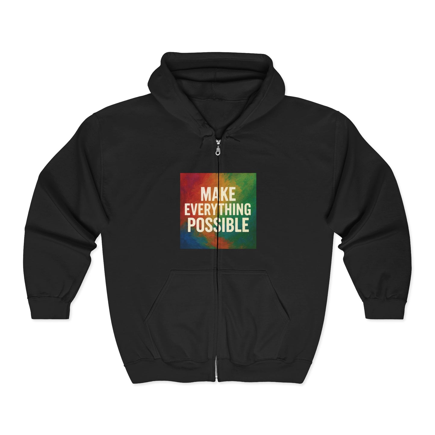 Zip-Up Hoodie - Comfy Classic Full Zip Sweatshirt with Reduced Pilling - Unisex