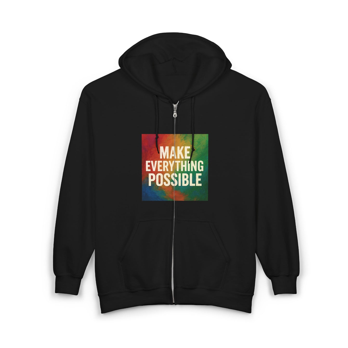 Zip-Up Hoodie - Comfy Classic Full Zip Sweatshirt with Reduced Pilling - Unisex